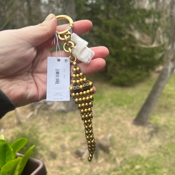 NWT COACH Lunar New Year Beaded Snake Bag Charm 🐍✨ - Picture 3 of 5